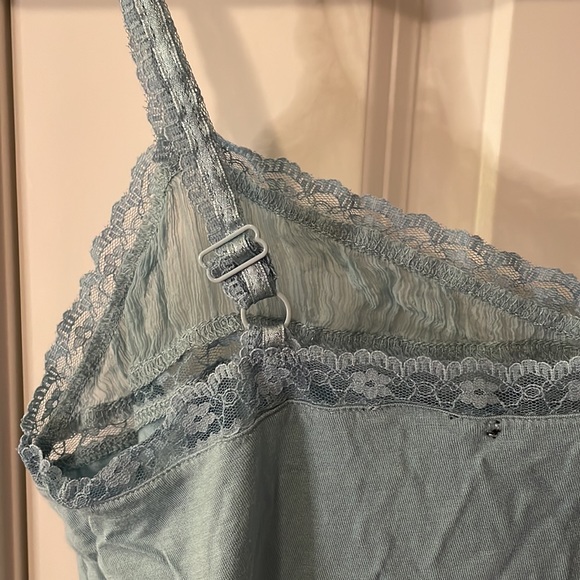 Blue Lace & Crinoline Top - Picture 6 of 12